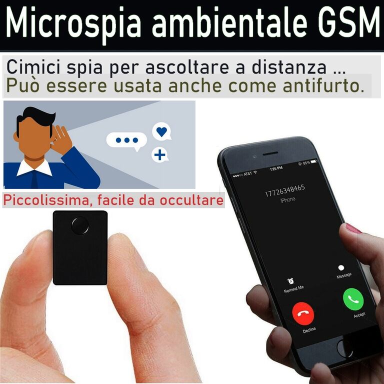 5135324 Microspia ambientali GSM Cimici