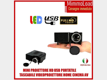 Videoproiettore hd led mini proiettore economico 